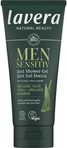 Lavera Men Sensitiv 3in1 Shower Gel 200 ml produkt bild