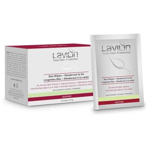 Lavilin Wipes Deodorant To Go Women 10 st produkt bild