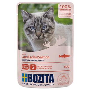 Lax i sås för katt - 12 st x 85 g produkt bild