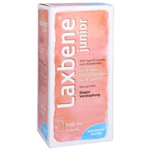 LAXBENE junior 500 mg/ml Lsg.z.Einnehmen Kdr.6M-8J Produktbild