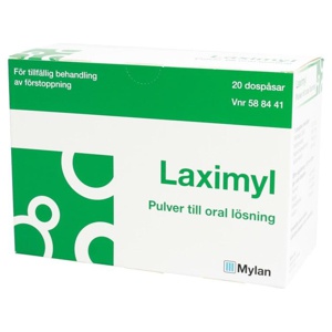 Laximyl pulver till oral lösning 20 st produkt bild