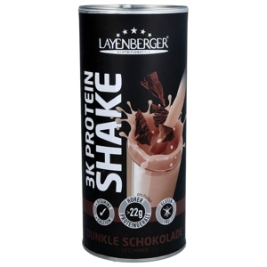 LAYENBERGER 3K Protein Shake dunkle Schokolade Plv Produktbild