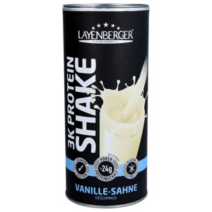 LAYENBERGER 3K Protein Shake Vanille-Sahne Pulver Produktbild