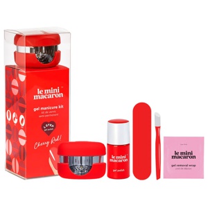 Le Mini Macaron Gel Manicure Kit Cherry Red 10 ml Produktbild