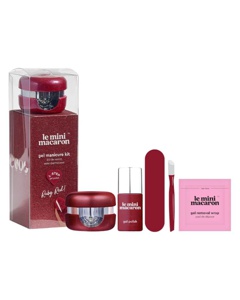 Le Mini Macaron Mini Gel Manicure Kit Ruby Red produktbillede