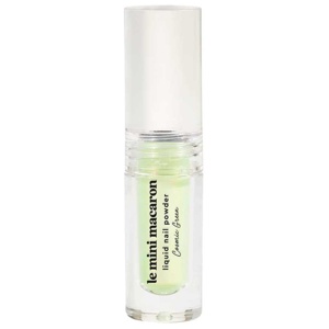 Le Mini Macaron Liquid Nail Powder Cosmic Green 2 ml produktbillede