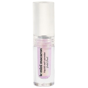 Le Mini Macaron Liquid Nail Powder Violet Frost 2 ml produktbillede