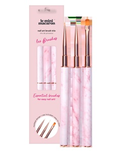 Le Mini Macaron Nail Art Brush Trio Brushes 33 g 3 stk. Produktbild