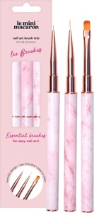 Le Mini Macaron Nail Art Brush Trio Les Brushes produktbilde