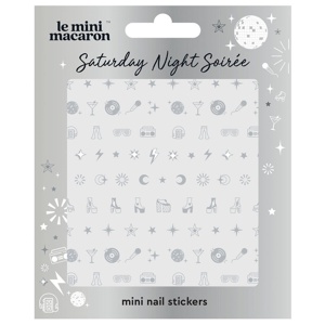 Le Mini Macaron Nail Art Stickers Saturday Night Soirée produktbilde