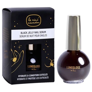 Le Mini Macaron Lunegloss Black Jelly Nail Serum 14 ml produktbillede