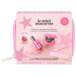 Le Mini Macaron Velvet Cat Eye Get Manicure Kit produktbillede