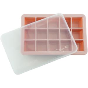 Le Toft Frysform barnmat m lock 15-fack Rose, 1 st produkt bild