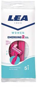 LEA Women Disposable 2 Blade Razors for Women 5 Pack produkt bild