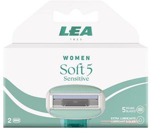 LEA Women Soft 5 Sensitive Mini Razor Blades 2 pack produkt bild