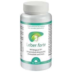 Leber Forte Bergamot Mariendistel Cholin Dr. Jacobs, 60 St Kapseln Produktbild