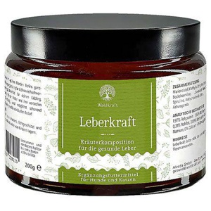 LEBERKRAFT Kräuterpulver Waldkraft Plv.f.Hund/Kat. Produktbild
