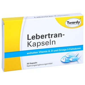 Lebertran Kapseln, 30 St Kapseln Produktbild