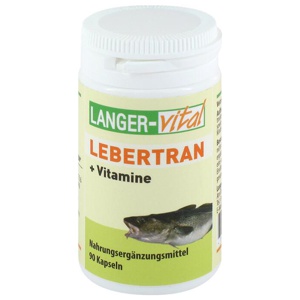 Lebertran + Vitamine A und D3 Kapseln, 90 St Kapseln Produktbild