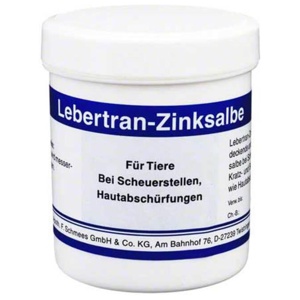 Lebertran Zinksalbe vet. (für Tiere), 100 g Salbe Produktbild