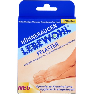 LEBEWOHL Hühneraugen Pflaster Produktbild