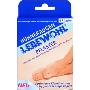 LEBEWOHL Hühneraugen Pflaster normal Produktbild