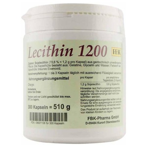 Lecithin 1200 Kapseln, 300 St Kapseln Produktbild