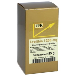 Lecithin Kapseln, 50 St Kapseln Produktbild
