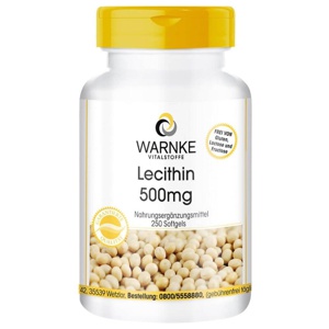 Lecithin 500 mg Kapseln Produktbild