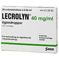 Lecrolyn ögondroppar i endosbehållare 40 mg/ml 60 st produkt bild