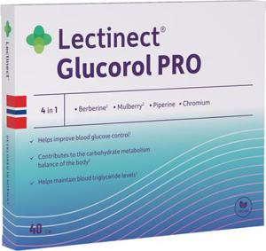 Lectinect Glucorol PRO 40 kapslar produkt bild