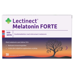 Lectinect Melatonin Forte 30 Tabletter produktbilde