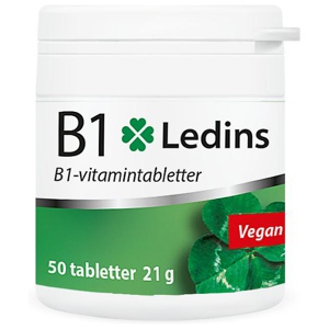 Ledins B1 Vitamin 100 mg, 50 tabletter produkt bild