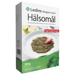 Ledins Hälsomål-bladgrön, kalorisnål musli 500 g produkt bild
