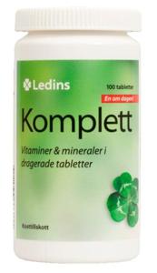 Ledins Komplett Multivitamin 100 tabletter produkt bild