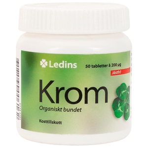Ledins Krom 200 mikrogram 50 tabletter produkt bild