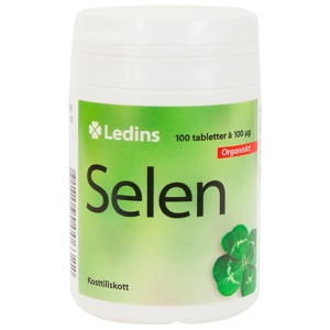 Ledins Selen organiskt 100 mcg 100 tabletter produkt bild