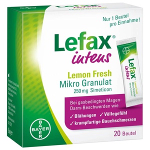 LEFAX intens Lemon Fresh Mikro Granul.250 mg Sim. Produktbild