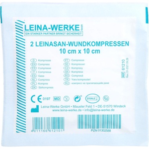 Leina Wundkompressen 10x10 cm steril Produktbild