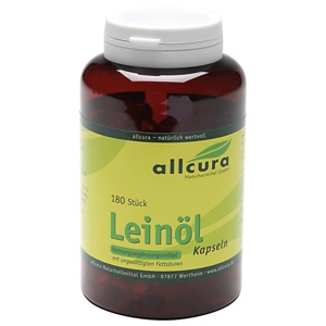 Leinöl Kapseln, 180 St Kapseln Produktbild
