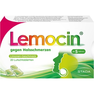 LEMOCIN gegen Halsschmerzen Lutschtabletten Produktbild