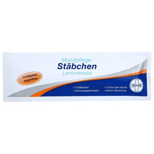 LEMON SWABS Mundpflegestäbchen Zitrone Produktbild