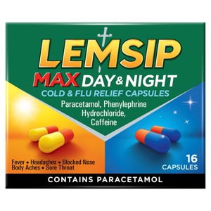Lemsip Max Day & Night Cold & Flu Relief product image