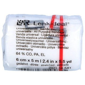 LENKIDEAL Idealb.6 cmx5 m weiß m.Verbandkl.einz. Produktbild