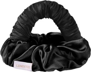 Lenoites Blowout Tie in Mulberry Silk Black Small produkt bild