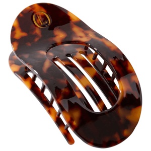 Lenoites Eco Friendly Flat Hair Clip Bronze Leopard produkt bild