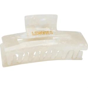 Lenoites Premium Eco-Friendly Hair Claw Pearly White produkt bild