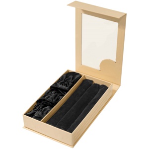 Lenoites Heatless Curling Rods with Caps 3-Pack Set Black Produktbild