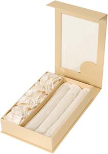 Lenoites Heatless Curling Rods with Caps 3-Pack Set, Golden produkt bild