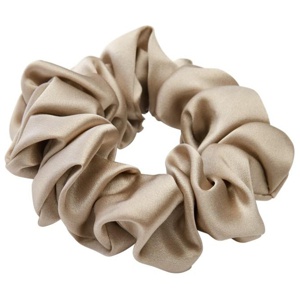 Lenoites Mulberry Silk Scrunchie Antique Gold produkt bild
